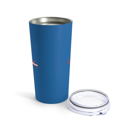 Michigan Upper Peninsula Tumbler (w/ UP USA Flag) | Azure - 20oz