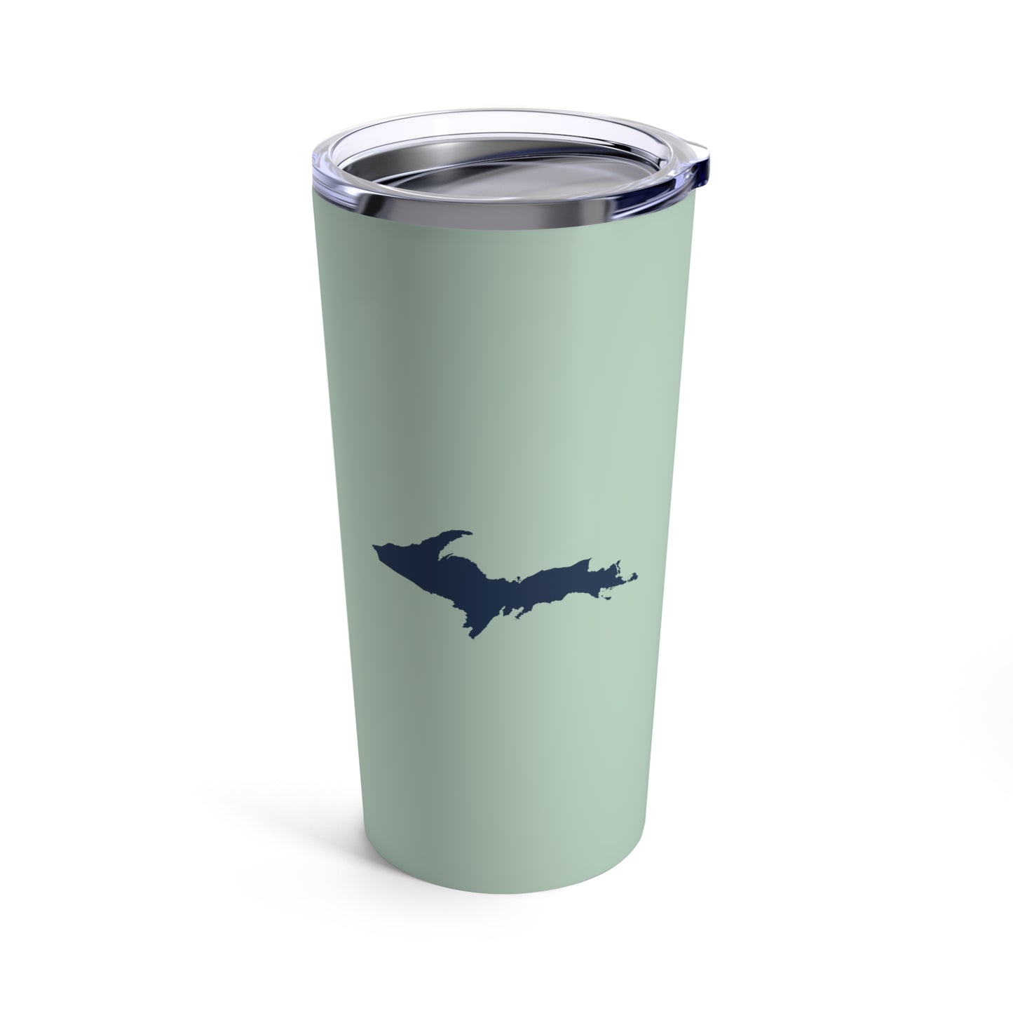 Michigan Upper Peninsula Tumbler (w/ UP Outline) | Sea Green - 20oz