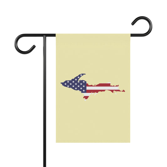 Michigan Upper Peninsula Home & Garden Flag (w/ UP USA Flag) | Canary Yellow