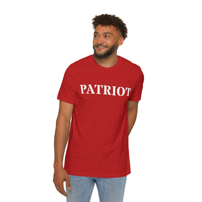 'Patriot' T-Shirt (Army Stencil Font) | Made in USA