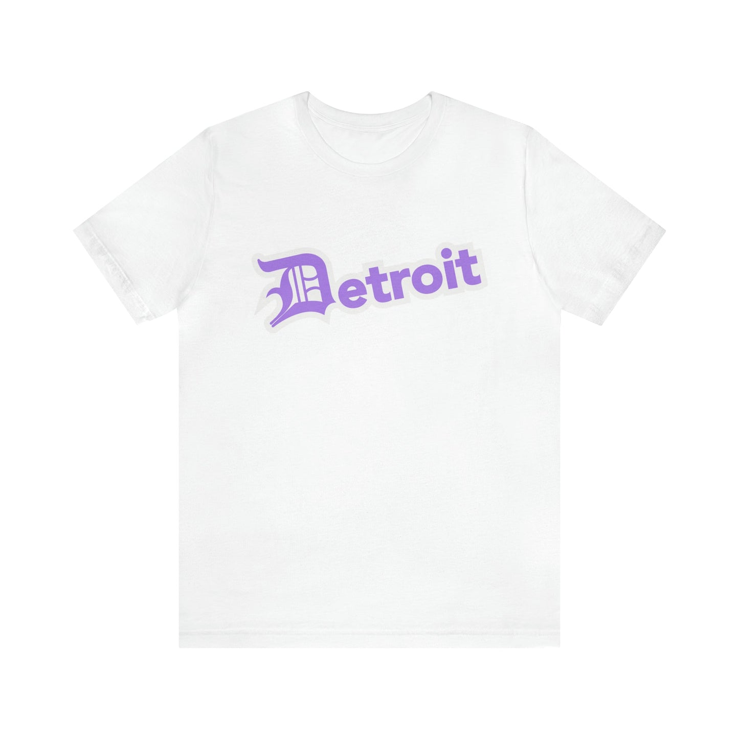 Detroit' T-Shirt (Lavender w/ Old English 'D') | Unisex Standard