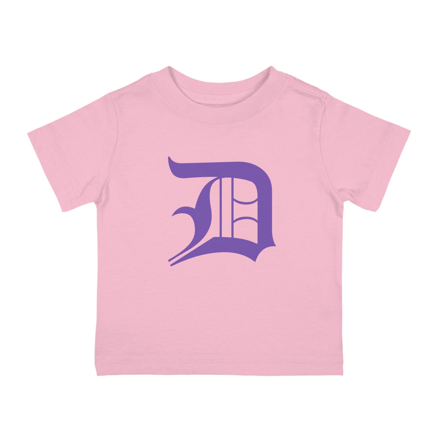 Detroit 'Old English D' Infant T-Shirt (Lake Iris) | Short Sleeve