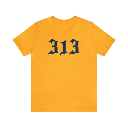 Detroit '313' T-Shirt (Old English Font) | Unisex Standard Fit