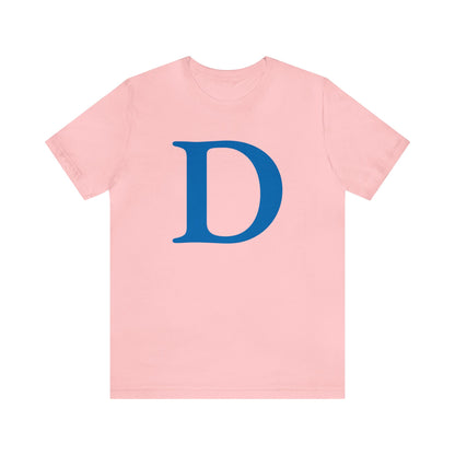 'Old French D' T-Shirt (Azure) | Unisex Standard Fit