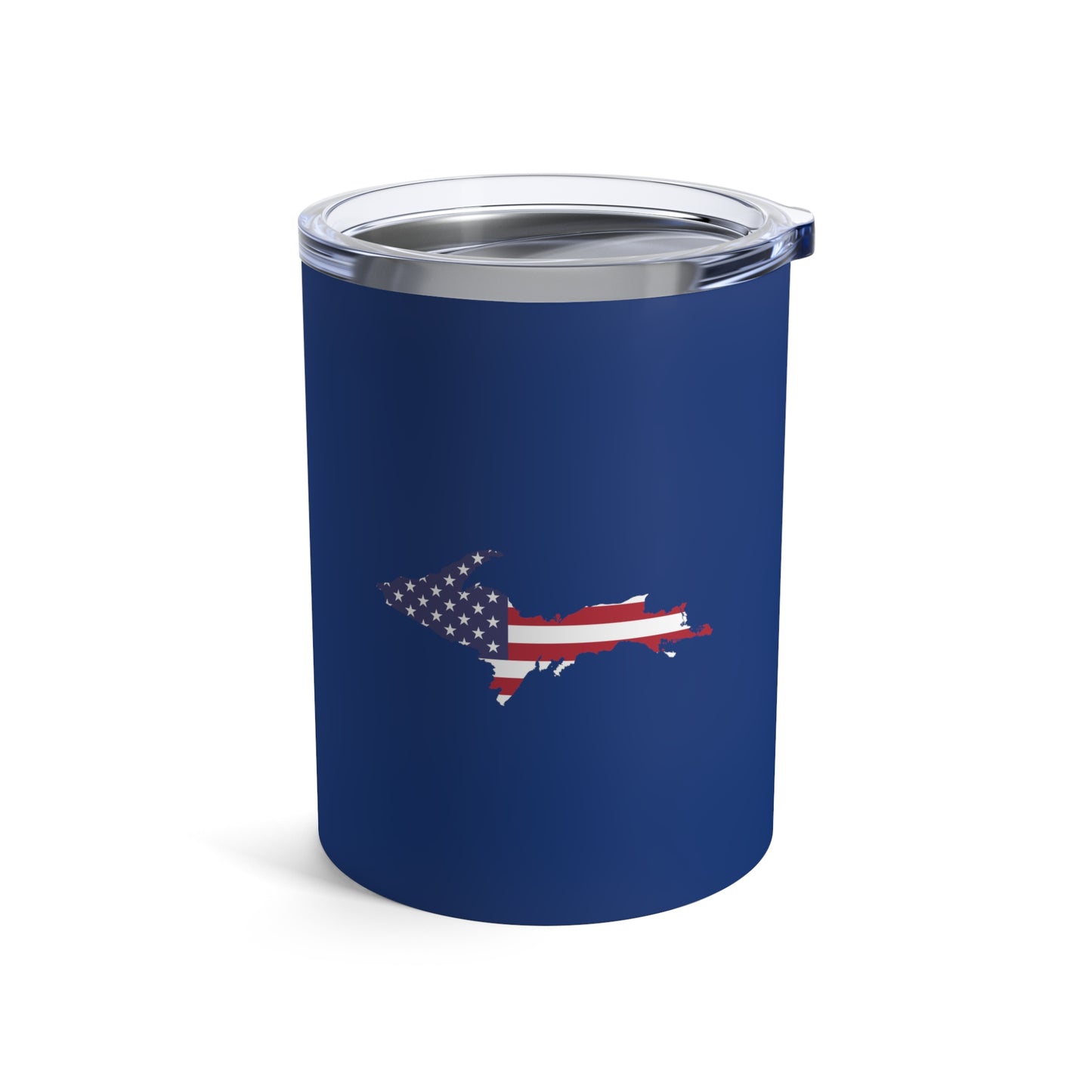 Michigan Upper Peninsula Tumbler (w/ UP USA Flag) | Dearborn Blue - 10oz