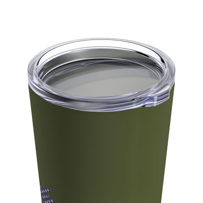 Michigan Upper Peninsula Tumbler (w/ UP USA Flag) | Army Green - 20oz