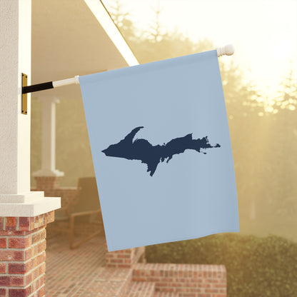 Michigan Upper Peninsula Home & Garden Flag (w/ UP Outline) | Light Blue