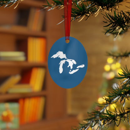 Great Lakes Christmas Ornament | Metal - Blueberry