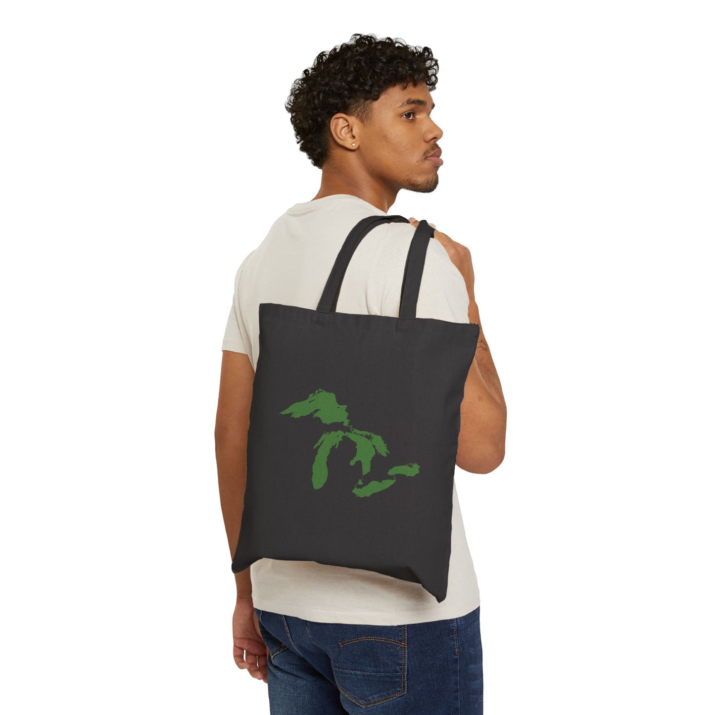 Great Lakes Light Tote Bag (Pine Green)