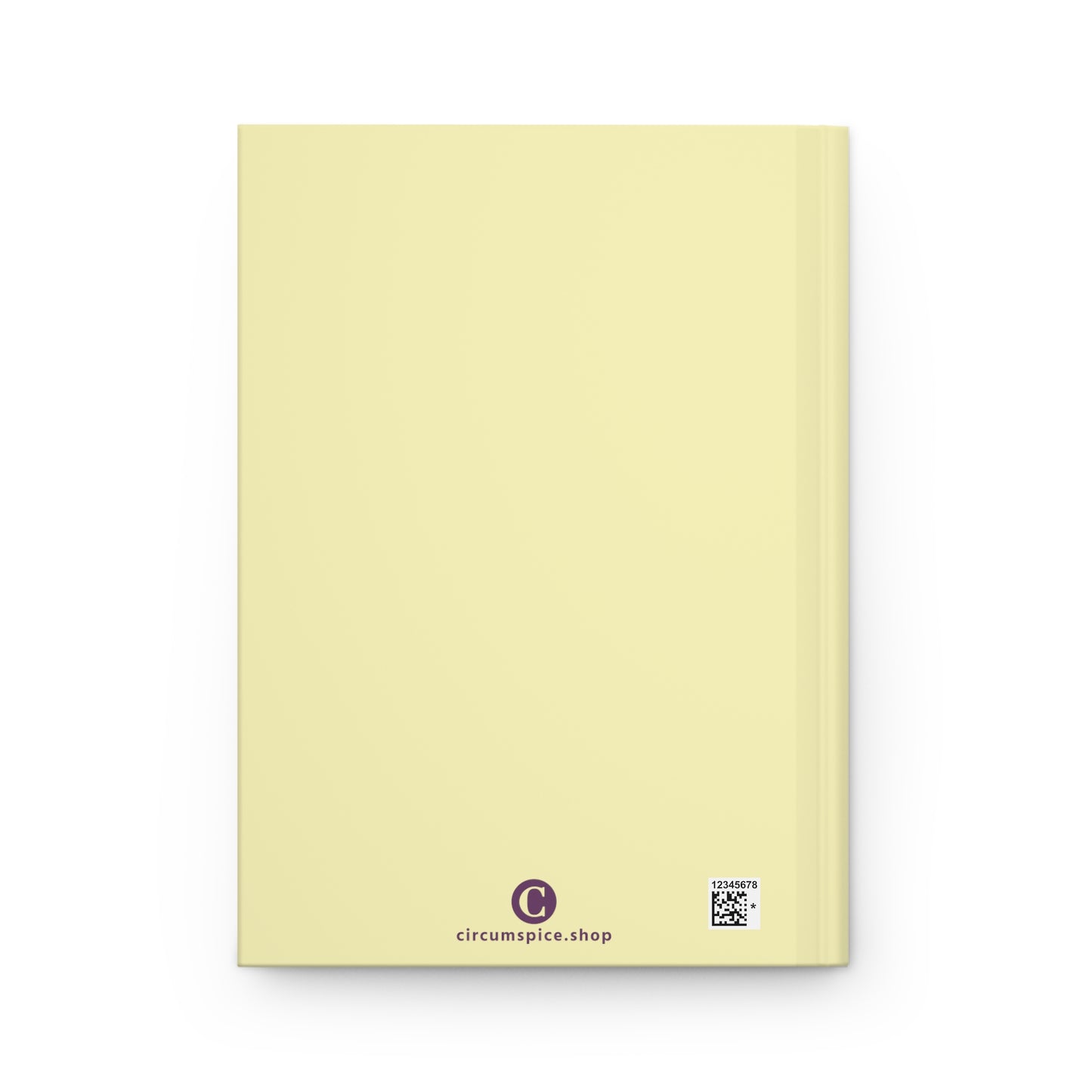 Michigan Upper Peninsula Hardcover Journal (Canary Yellow w/ Plum Outline) | Ruled - 150pgs