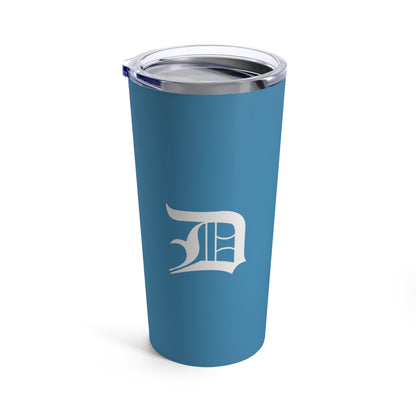 Detroit 'Old English D' Tumbler | Lake Michigan Blue - 20oz