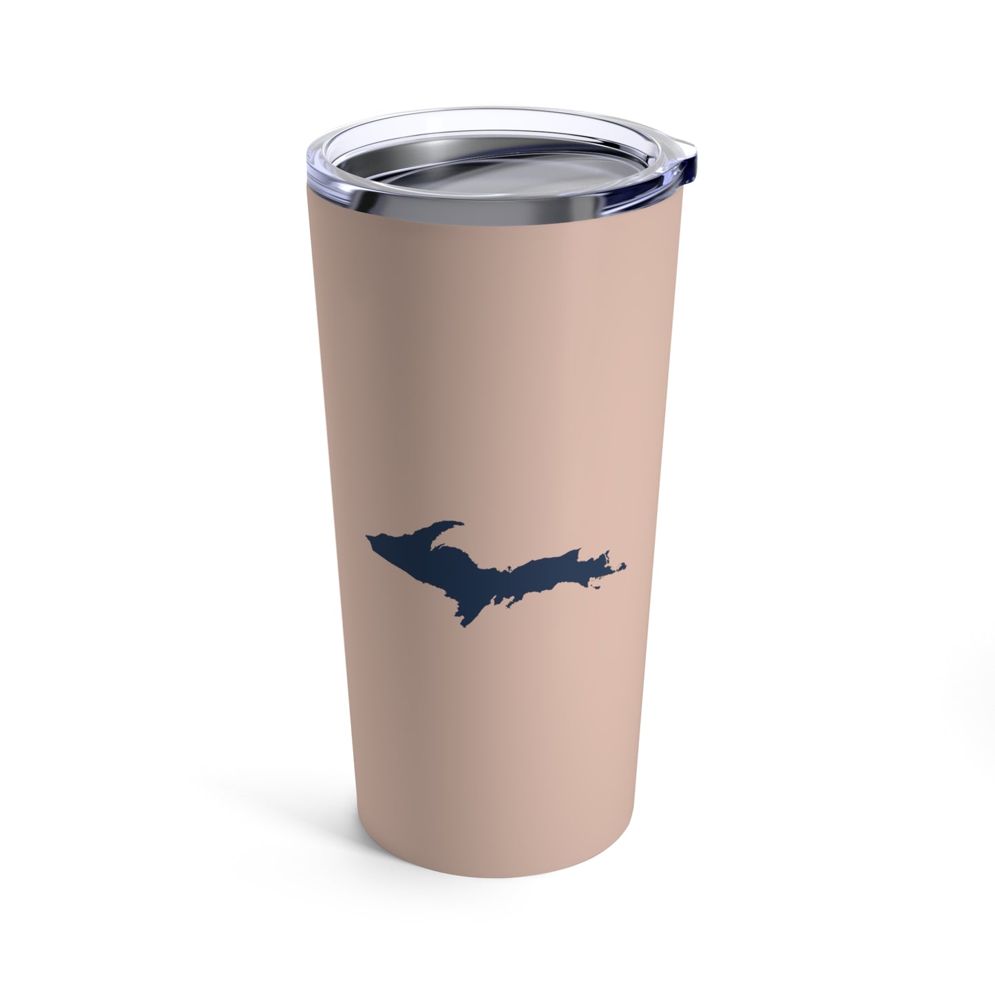 Michigan Upper Peninsula Tumbler (w/ UP Outline) | Rose Gold - 20oz