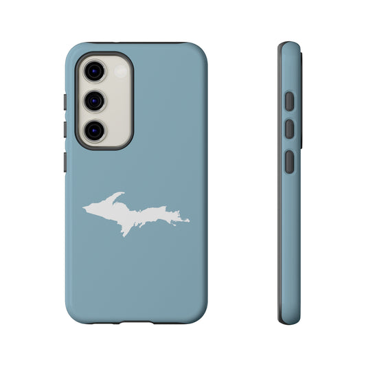 Michigan Upper Peninsula Tough Phone Case (Opal Color w/ UP Outline) | Samsung & Pixel Android