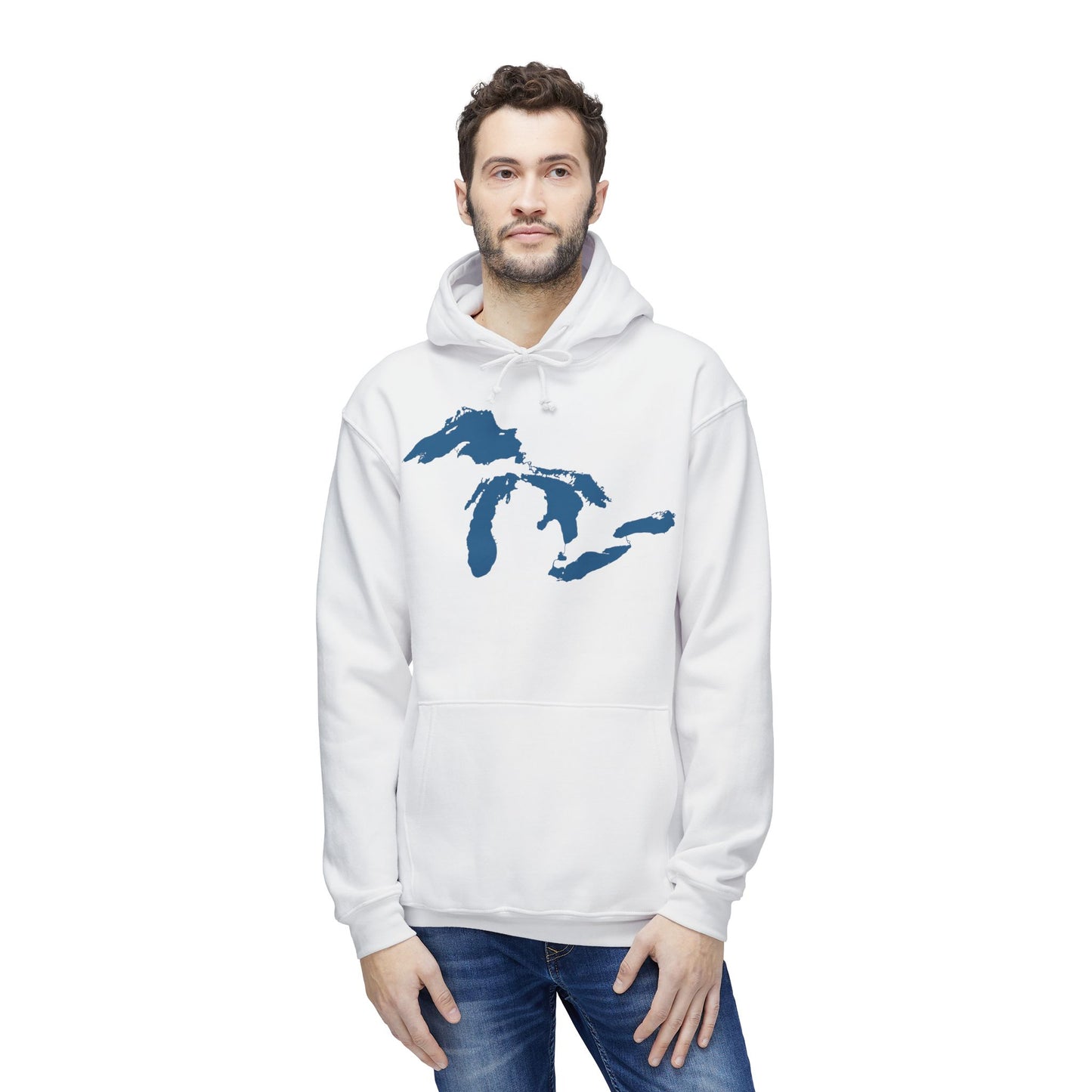 Great Lakes Ultrapremium Hoodie | Made in USA - Blueberry