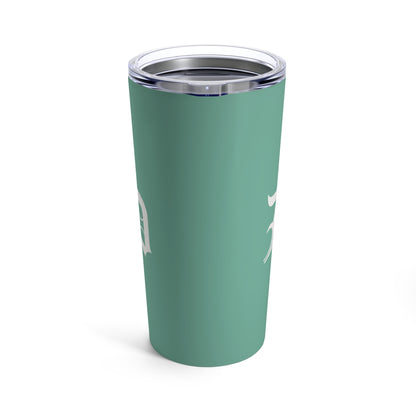 Detroit 'Old English D' Tumbler | Metallic Mint Green - 20oz