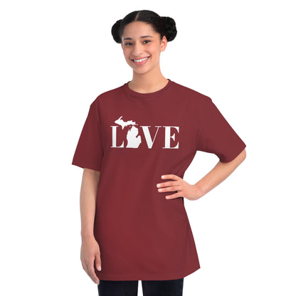 Michigan 'Love' T-Shirt (Didone Font) | Unisex Organic