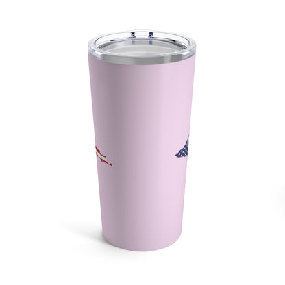 Michigan Upper Peninsula Tumbler (w/ UP USA Flag) | Pale Lavender - 20oz