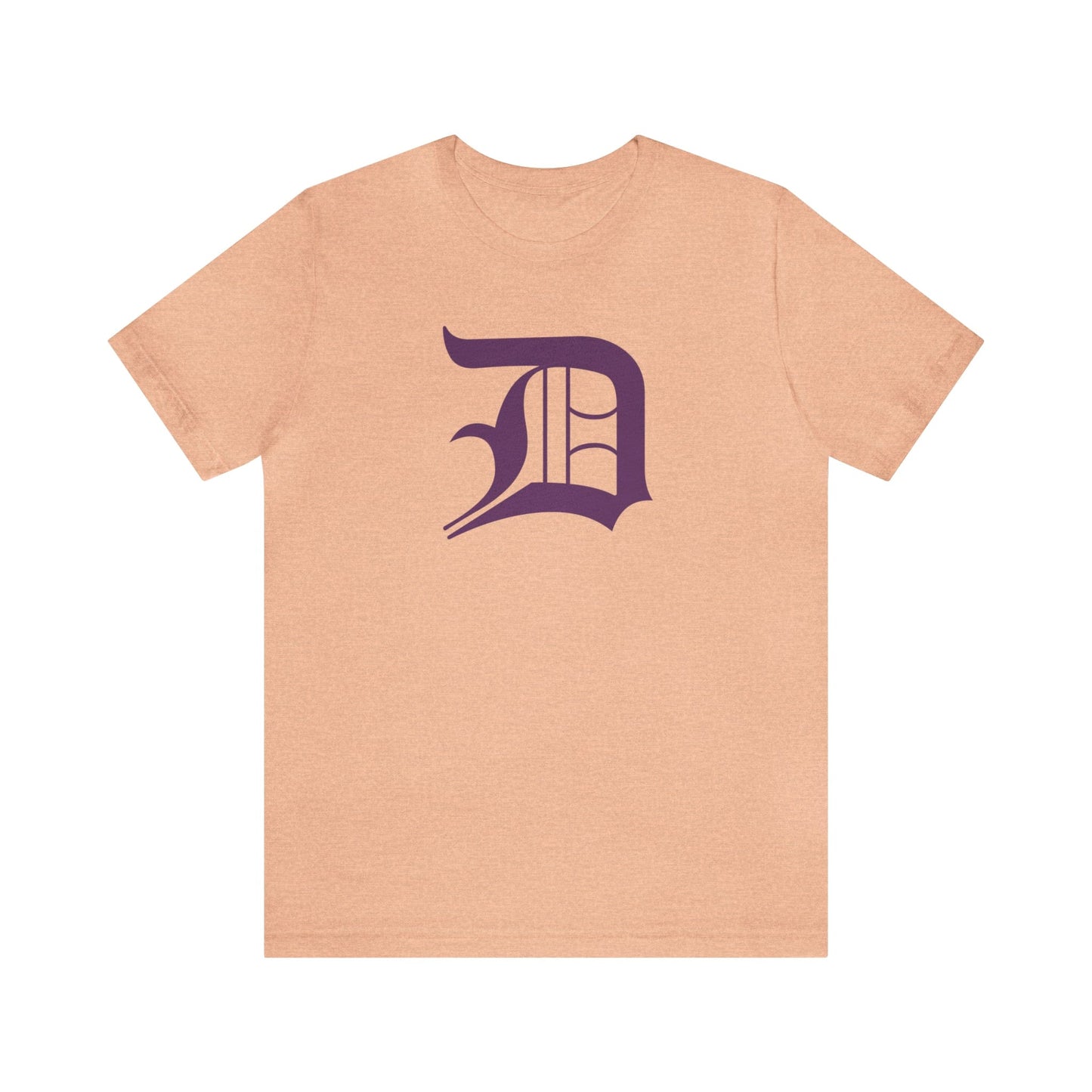 Detroit 'Old English D' T-Shirt (Plum) | Unisex Standard