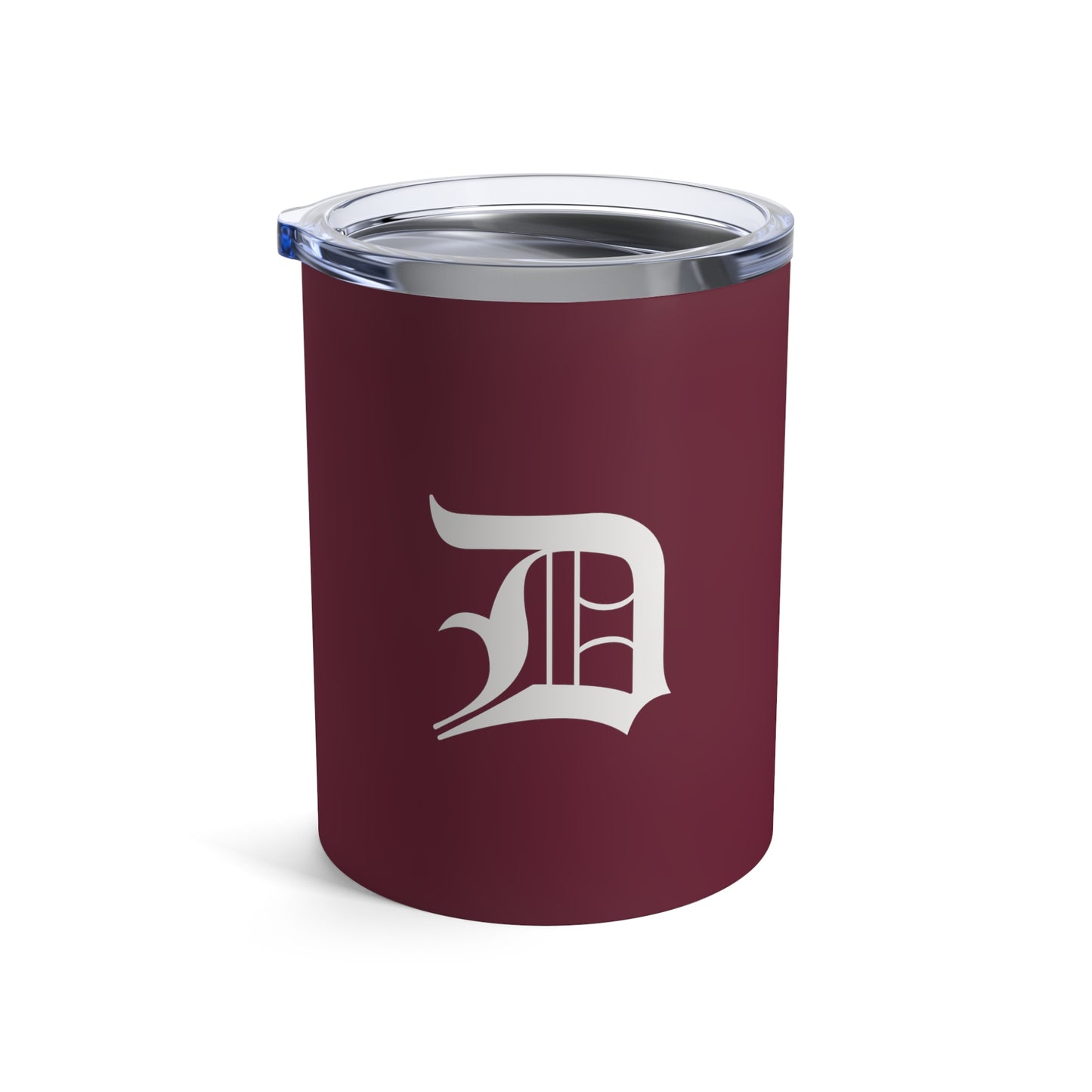 Detroit 'Old English D' Tumbler | Old Mission Burgundy - 10oz