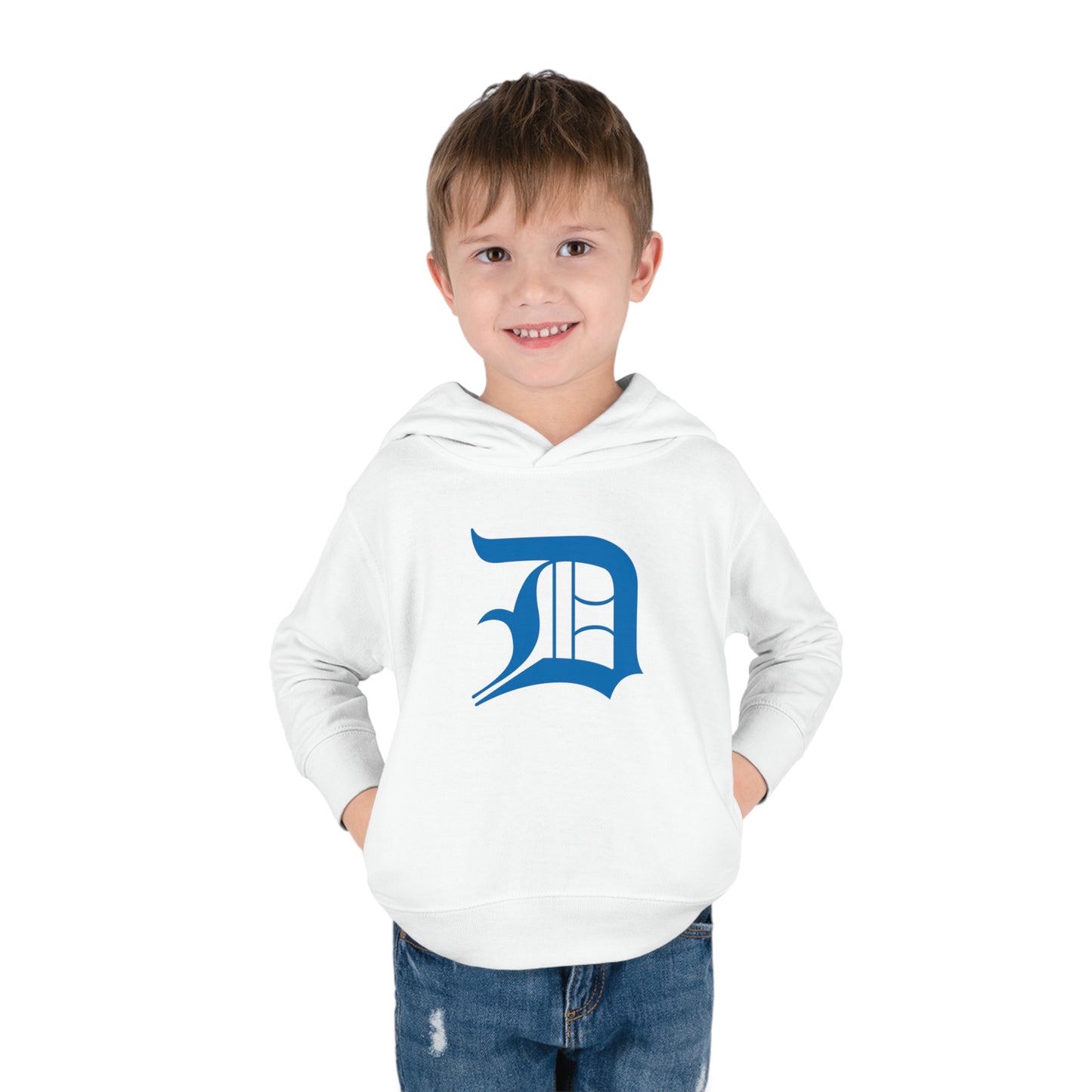 Detroit 'Old English D' Hoodie (Azure) | Unisex Toddler