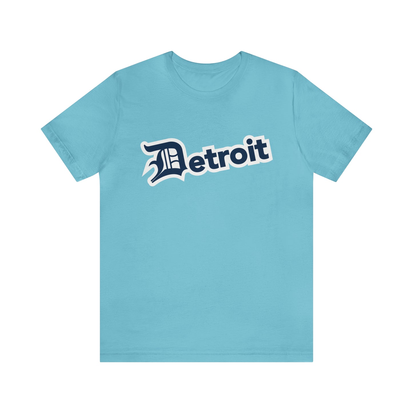 'Detroit' T-Shirt (Navy w/ Old English 'D') | Unisex Standard