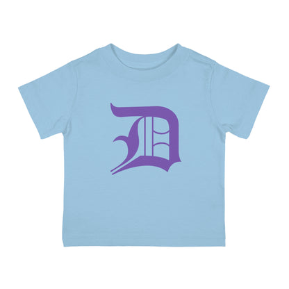 Detroit 'Old English D' Infant T-Shirt (Lake Iris) | Short Sleeve