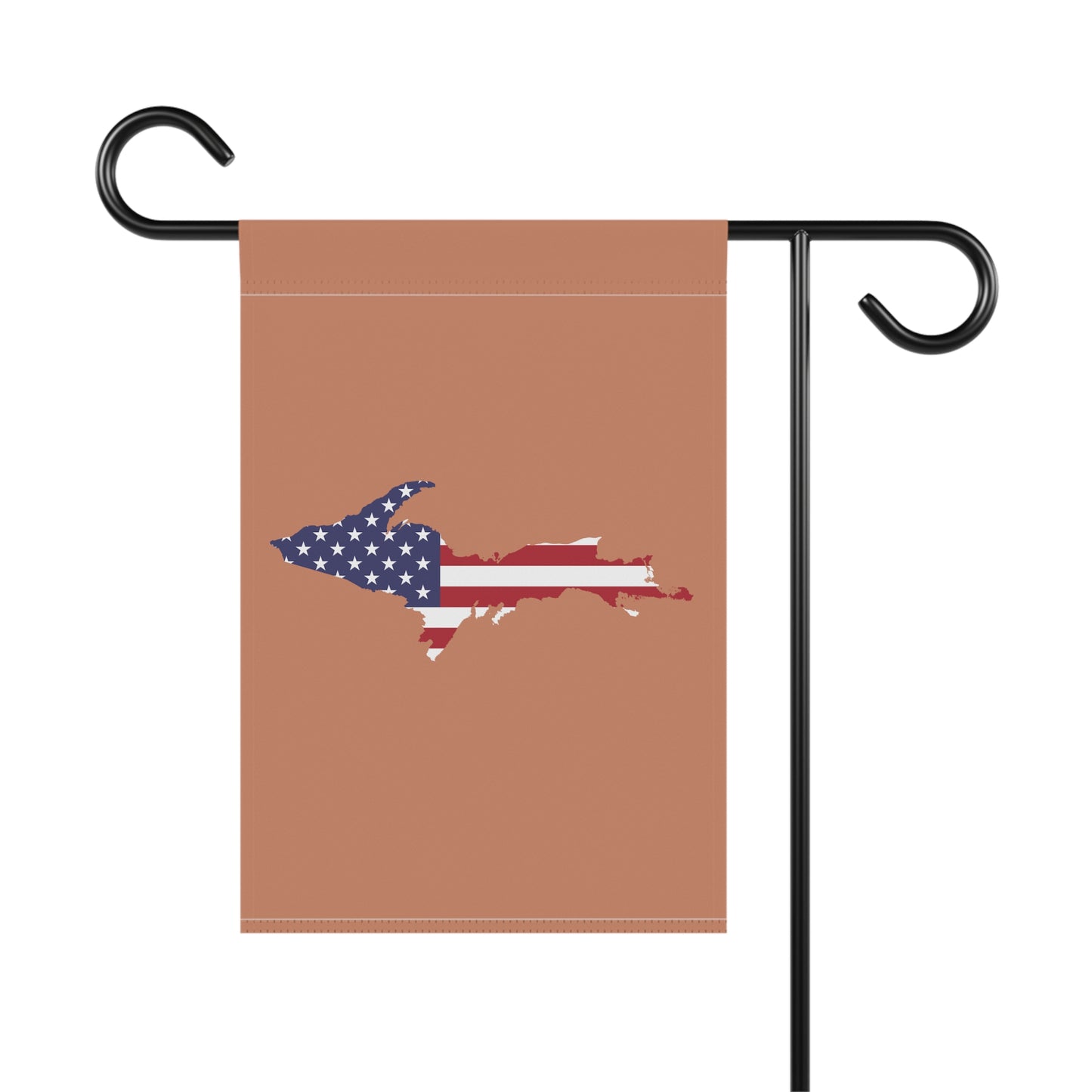 Michigan Upper Peninsula Home & Garden Flag (w/ UP USA Flag) | Copper Color