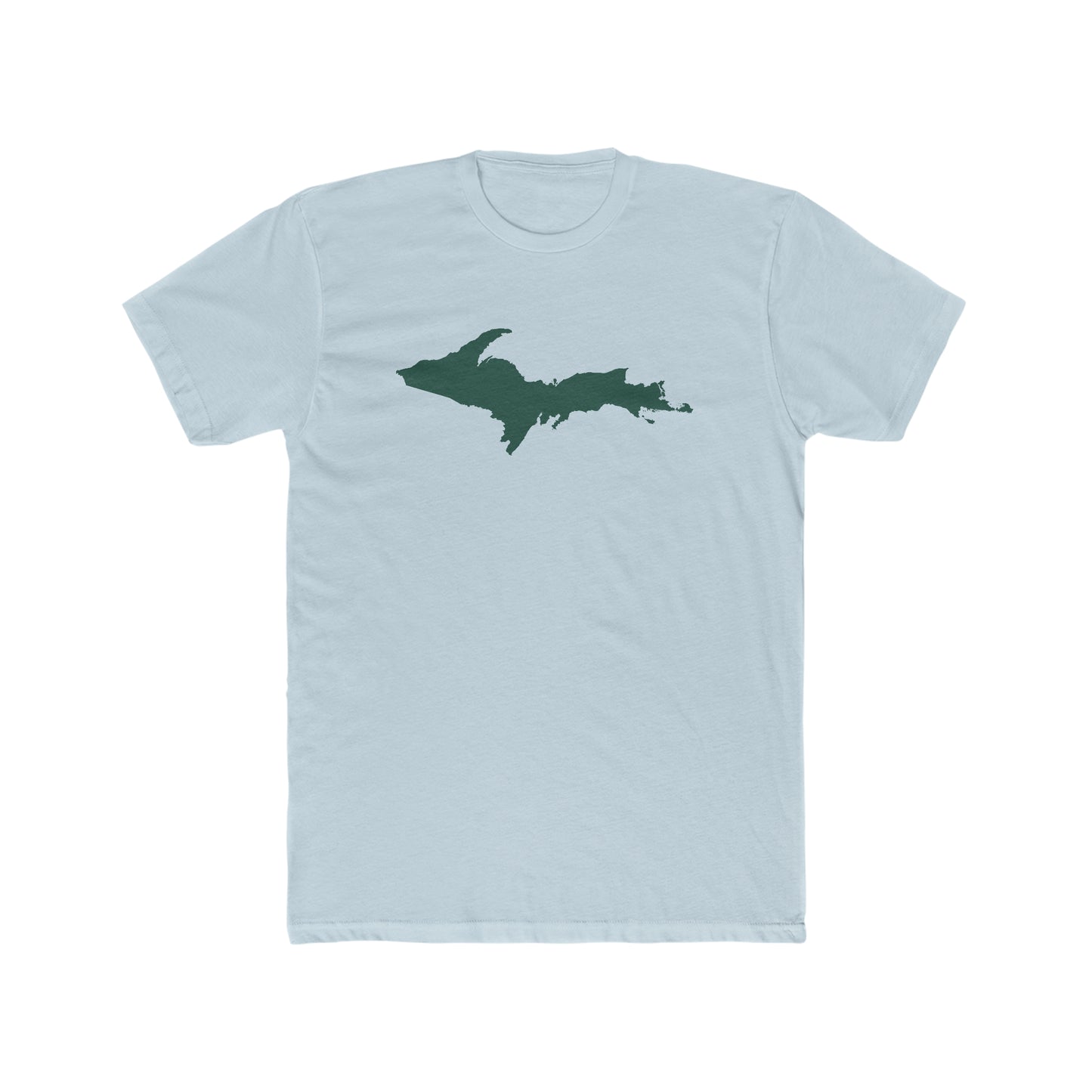 Michigan Upper Peninsula T-Shirt (w/ Green UP Outline) | Men's Fitted