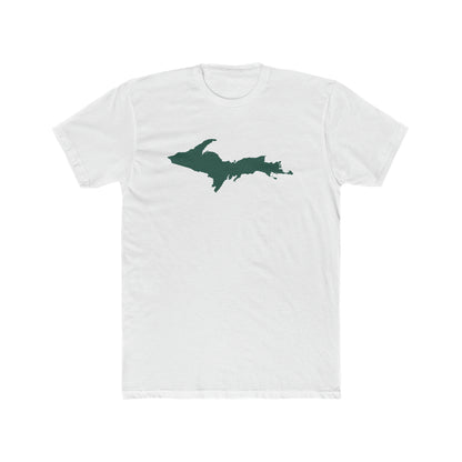 Michigan Upper Peninsula T-Shirt (w/ Green UP Outline) | Men's Fitted