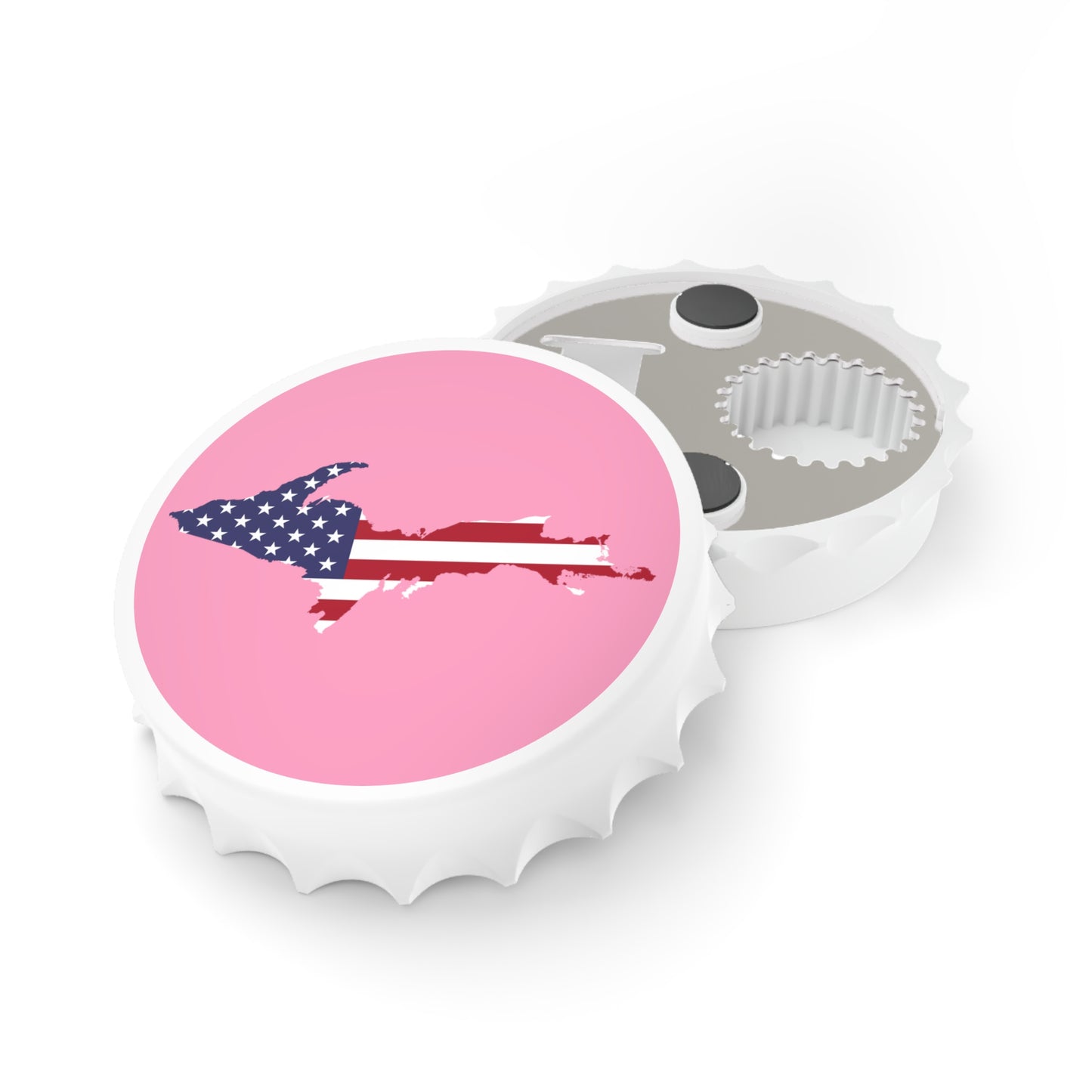 Michigan Upper Peninsula Bottle Opener (w/ UP USA Flag ) | '67 Caddie Pink