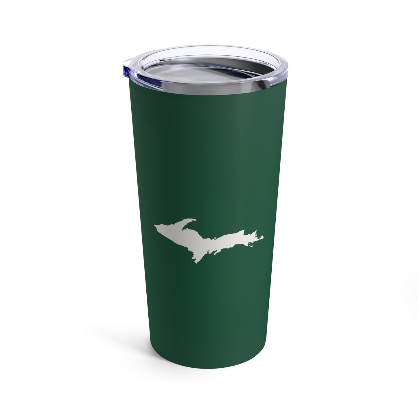 Michigan Upper Peninsula Tumbler (w/ UP Outline) | Superior Green - 20oz