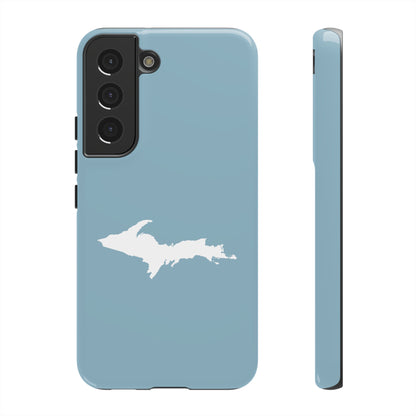 Michigan Upper Peninsula Tough Phone Case (Opal Color w/ UP Outline) | Samsung & Pixel Android