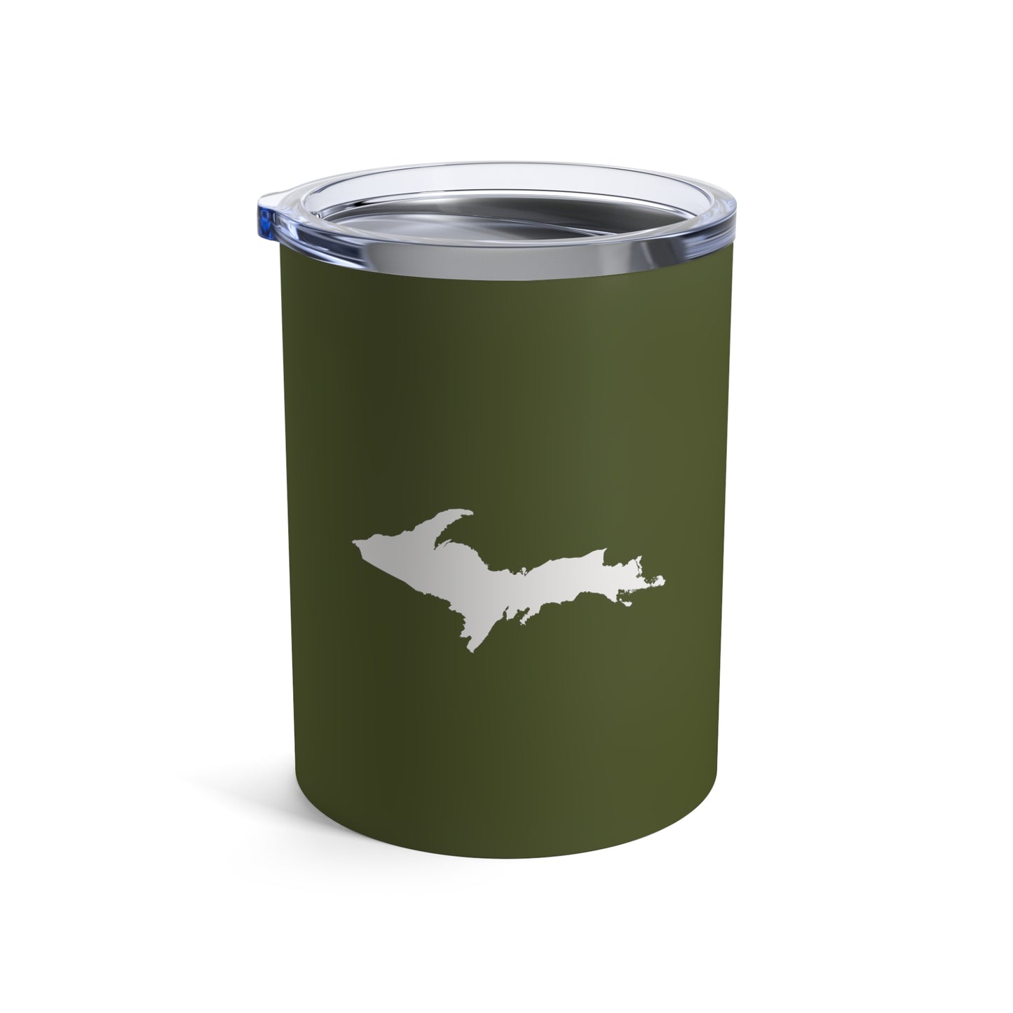 Michigan Upper Peninsula Tumbler (w/ UP Outline) | Army Green - 10oz