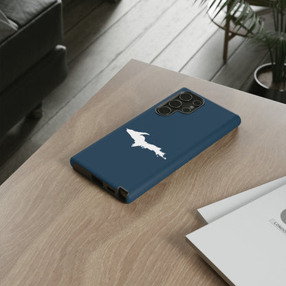 Michigan Upper Peninsula Tough Phone Case ('37 Caddie Cavalier Blue w/ UP Outline) | Samsung & Pixel Android