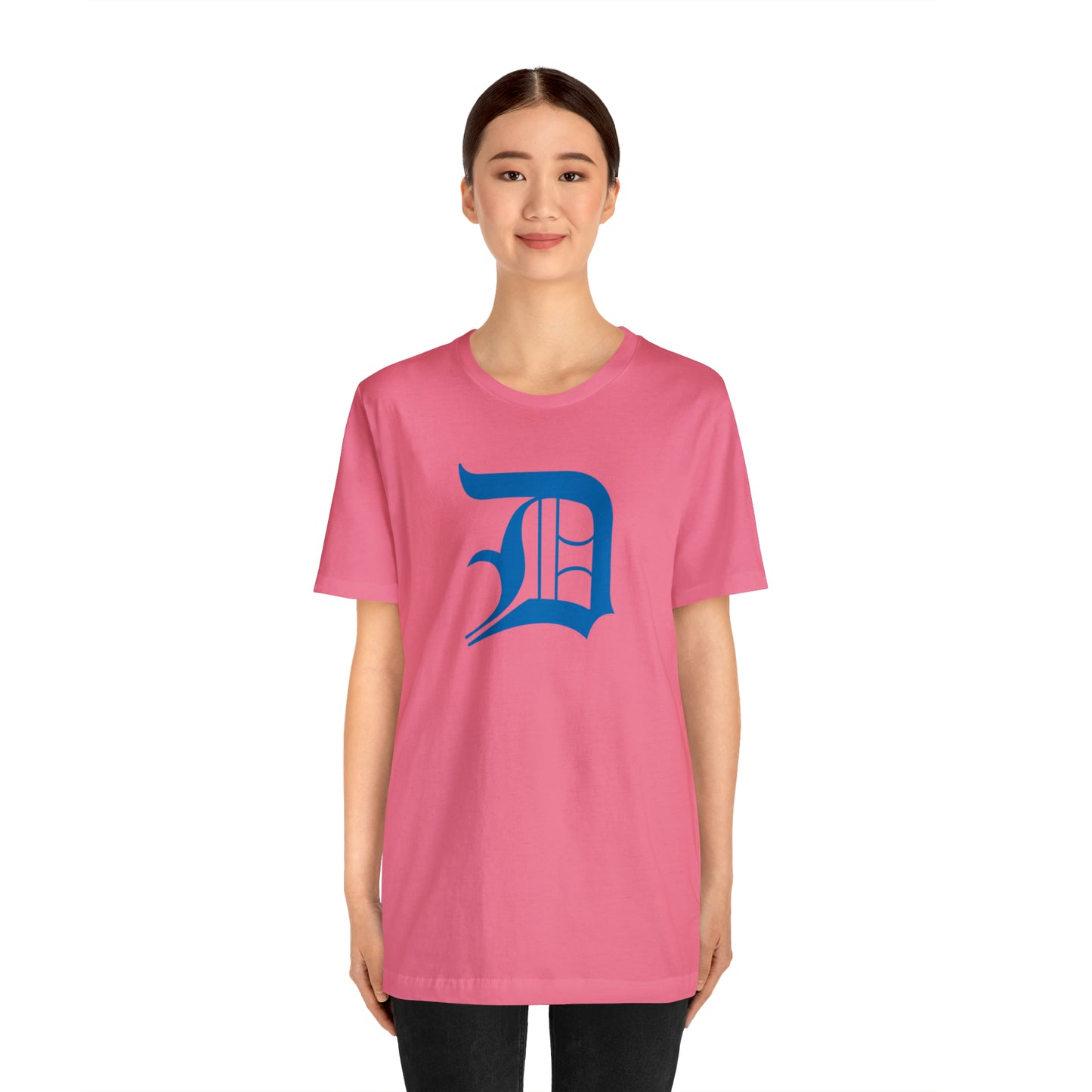 Detroit 'Old English D' T-Shirt (Azure) | Unisex Standard