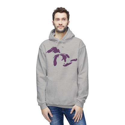 Great Lakes Ultrapremium Hoodie | Made in USA - Plum