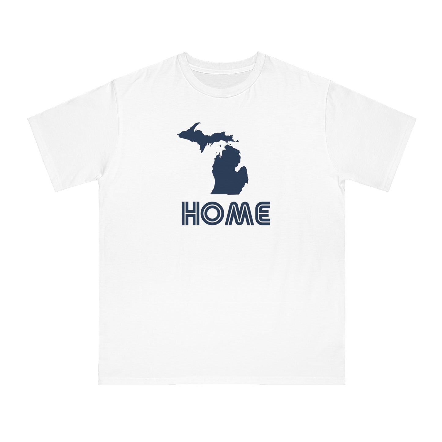 'Home' T-Shirt (1970s Audiophile Font) | Unisex Organic