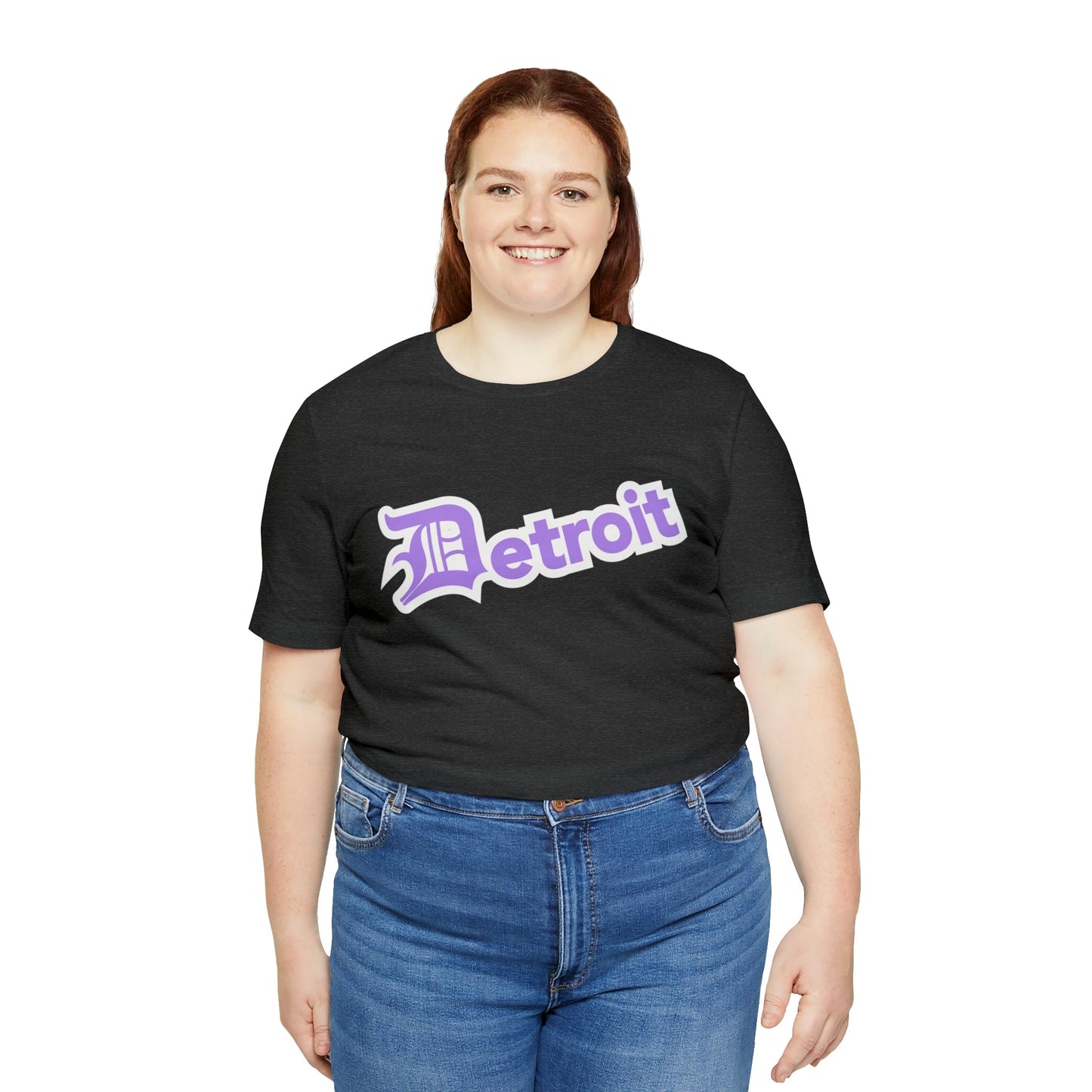 Detroit' T-Shirt (Lavender w/ Old English 'D') | Unisex Standard