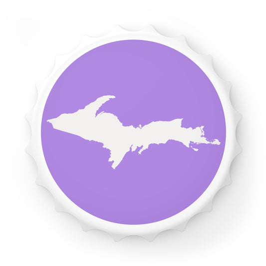 Michigan Upper Peninsula Bottle Opener (w/ UP Outline) | Lavender