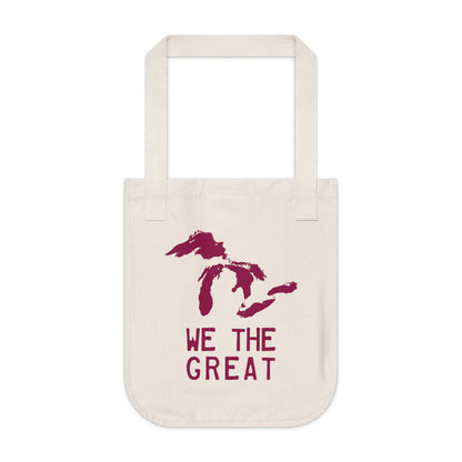 Great Lakes 'We The Great' Heavy Tote | Ruby Red