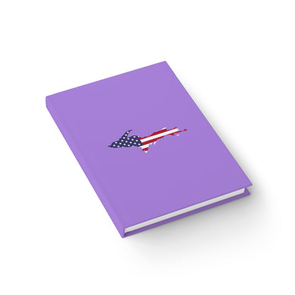 Michigan Upper Peninsula Blank Sketchbook (w/ UP USA Flag) | Lavender