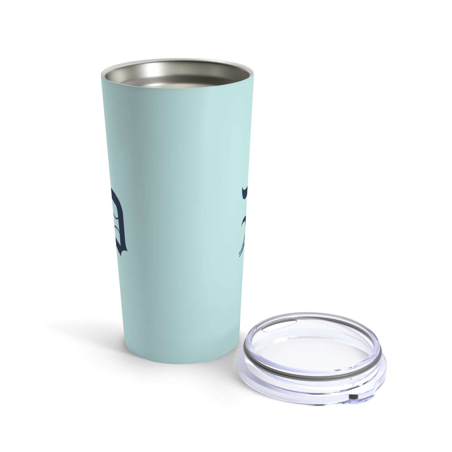 Detroit 'Old English D' Tumbler | Cyan - 20oz