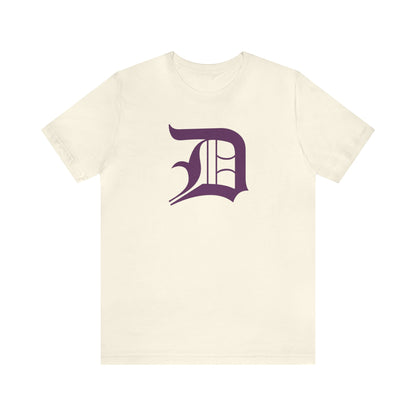 Detroit 'Old English D' T-Shirt (Plum) | Unisex Standard