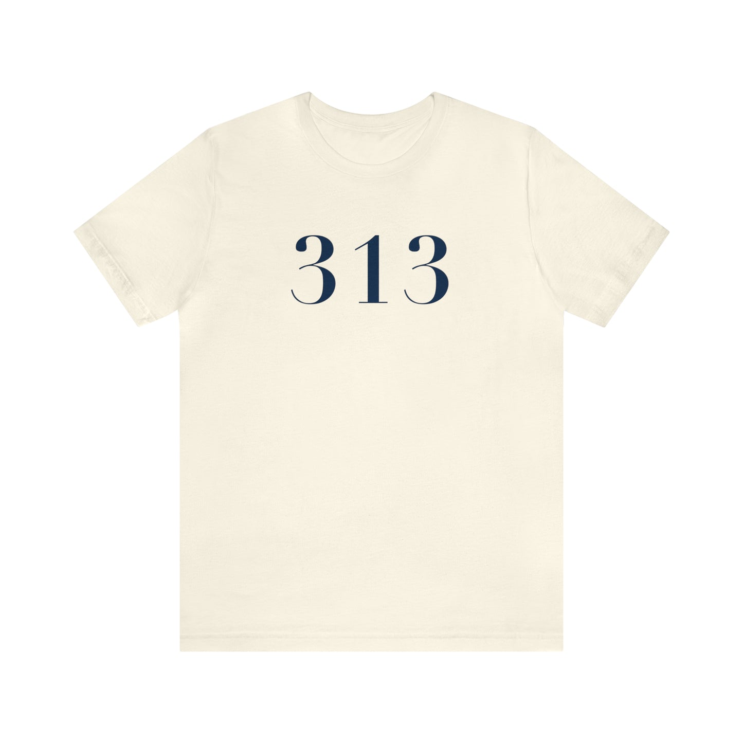 Detroit '313' T-Shirt (Didot Font) | Unisex Standard Fit