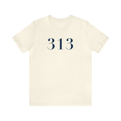 Detroit '313' T-Shirt (Didot Font) | Unisex Standard Fit