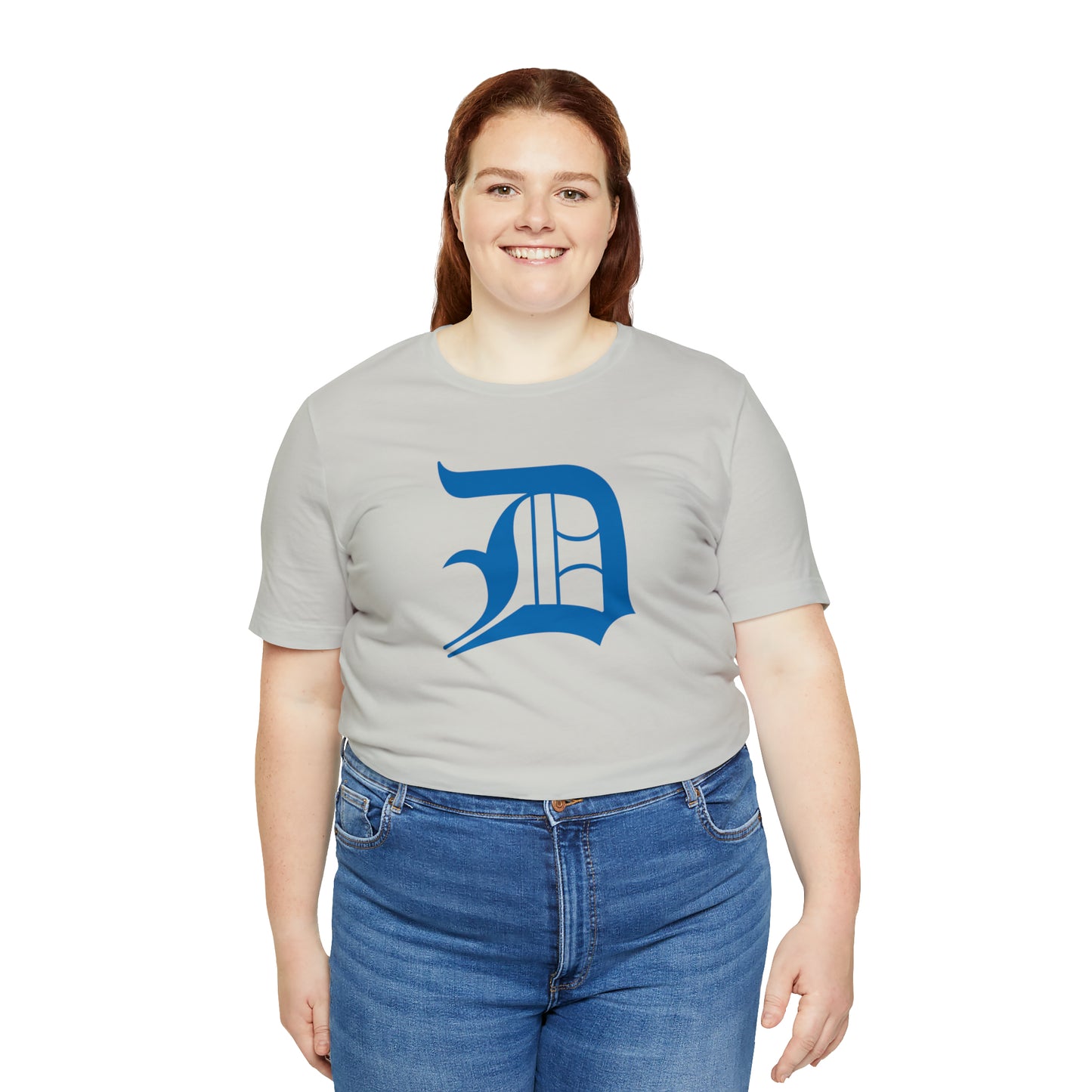 Detroit 'Old English D' T-Shirt (Azure) | Unisex Standard