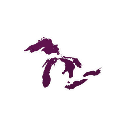 Great Lakes Kiss-Cut Windshield Decal | Tyrian Purple