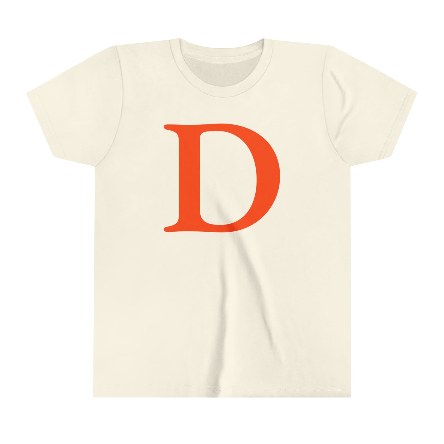 Detroit 'Old French D' T-Shirt (Maple Leaf Orange) | Youth Short Sleeve