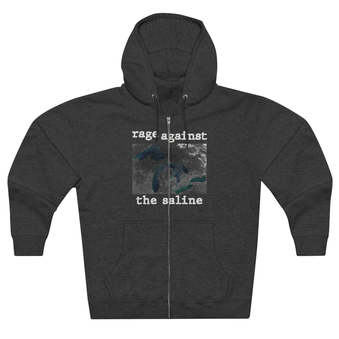 Great Lakes 'Rage Against the Saline' Hoodie | Unisex Full Zip