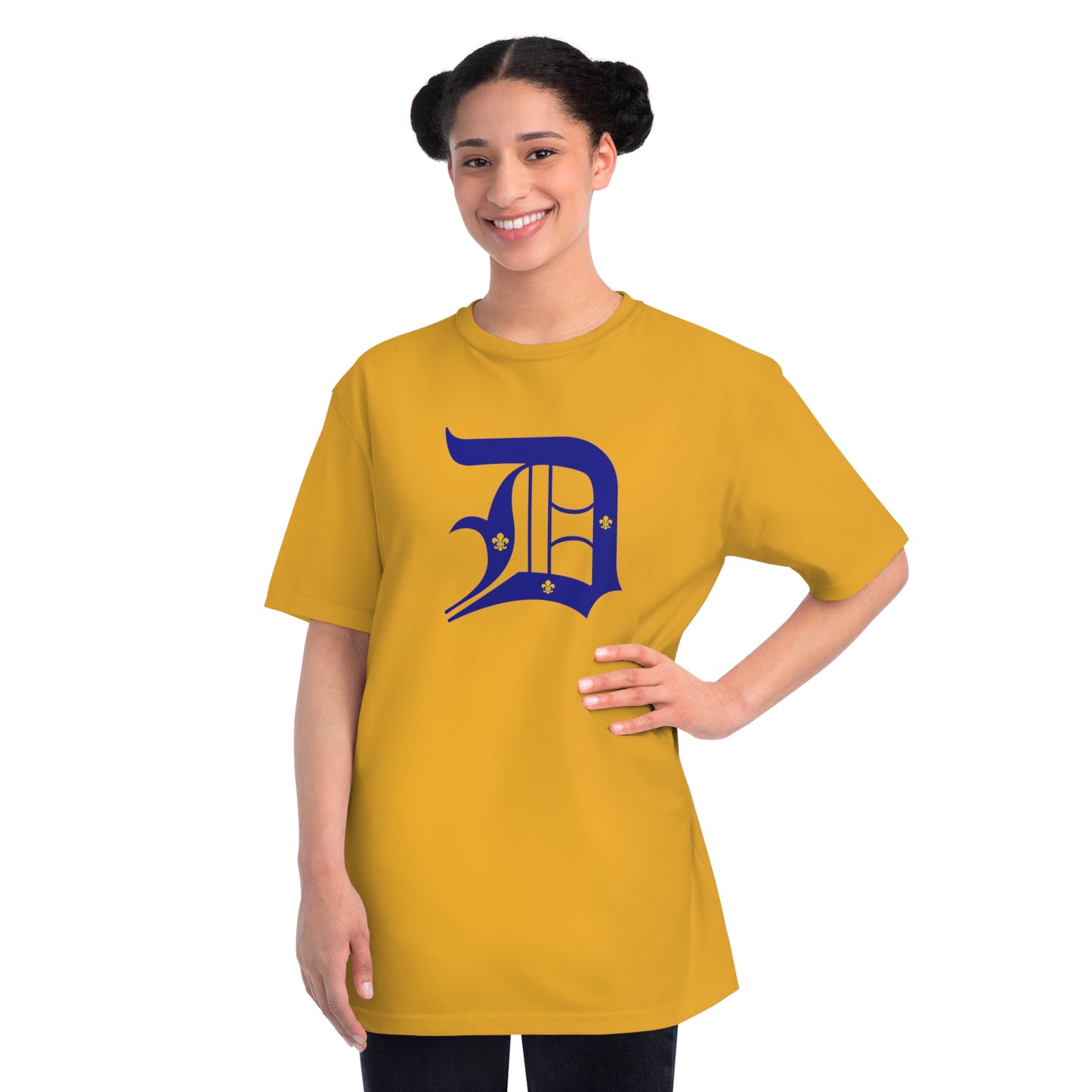 Detroit 'Old English D' T-Shirt (French Founders Edition) | Unisex Organic